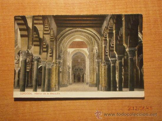 Postcards: POSTAL CORDOBA INTERIOR DE LA MEZQUITA. SIN CIRCULAR