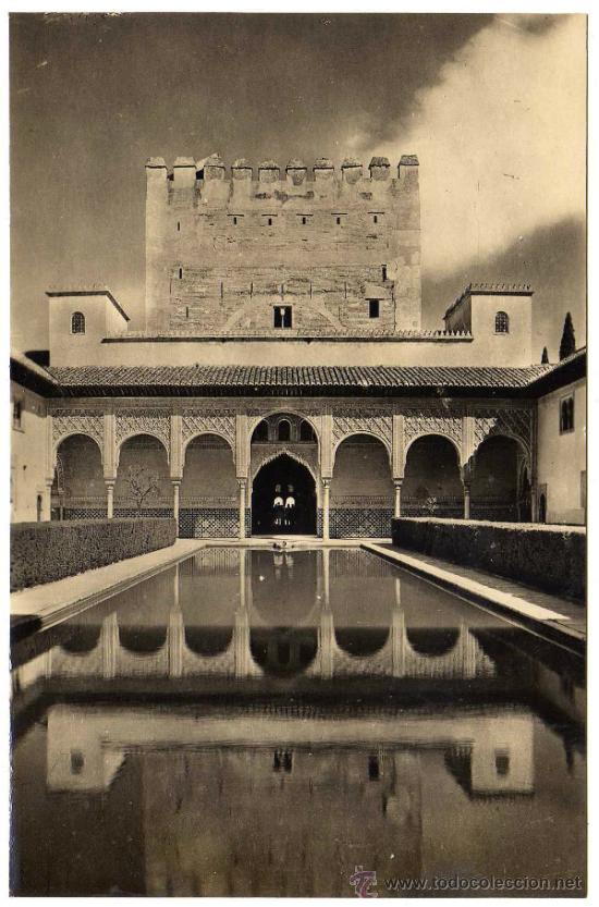 Postales: BONITA POSTAL - GRANADA - PATIO DE LOS ARRAYANES DE LA ALHAMBRA - Foto 1