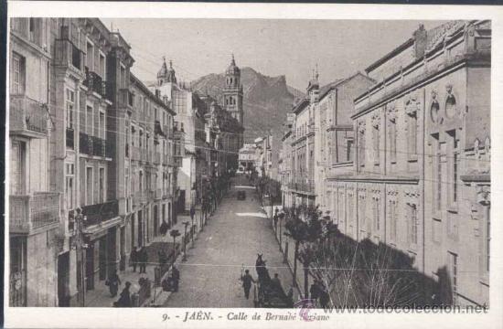 Postales: JA&Eacute;N.- CALLE BERNAB&Eacute; SORIANO