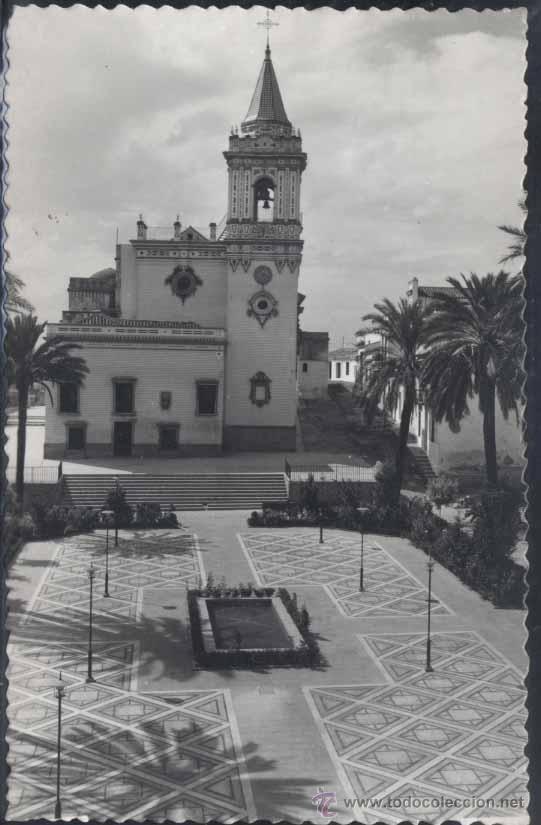 Postales: HUELVA.- IGLESIA Y PLAZA DE SAN PEDRO