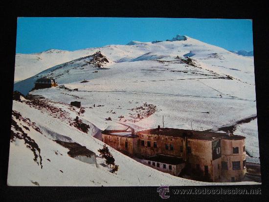 Postales: Postal 3261. Sierra Nevada. Veleta, Mulhac&eacute;n y Albergue Universitario. Ed. &Aacute;gata.