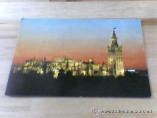 Postales: Postal Giralda y catedral bonito cielo Ed Ro n&ordm; 240 escrita (b18)