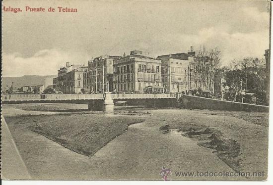 Postales: MALAGA PUENTE DE TETUAN SIN ESCRIBIR