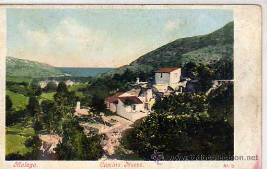 Postales: Malaga Camino nuevo. n&ordm; 6. Purger 1822. Reverso sin dividir. Sin circular.