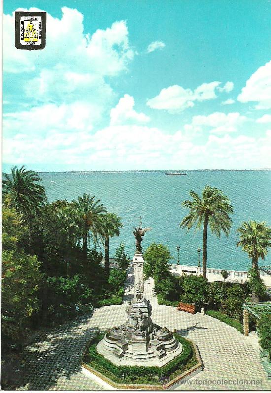 Postales: CADIZ N&ordm; 1125 ALAMEDA DEL MARQUES DE COMILLAS Y BAHIA A SUBIRATS CASANOVAS