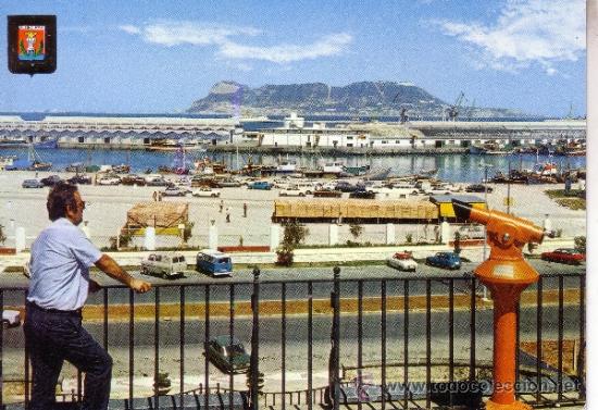 Postales: CADIZ - ALGECIRAS - VISTA PARCIAL DEL PUERTO