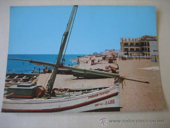 Postkarten: N&ordm; 8.-TOREMOLINOS(COSTA DEL SOL)PLAYA DE LA CARIHUELA EDICIONES ALARDE