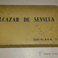Postales: ACORDEON DE 12 POSTALES ALCAZAR DE SEVILLA. SERIE Nº 1. ABELARDO LINARES.. Lote 32630542