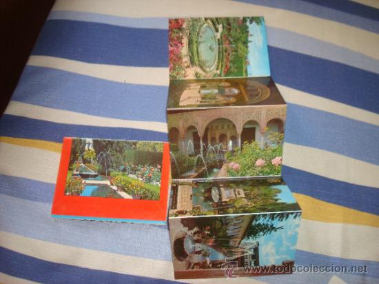 Postales: libreto con  9 postales de granada - Foto 3