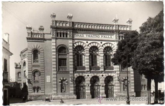 Postales: BONITA POSTAL - CADIZ - GRAN TEATRO FALLA