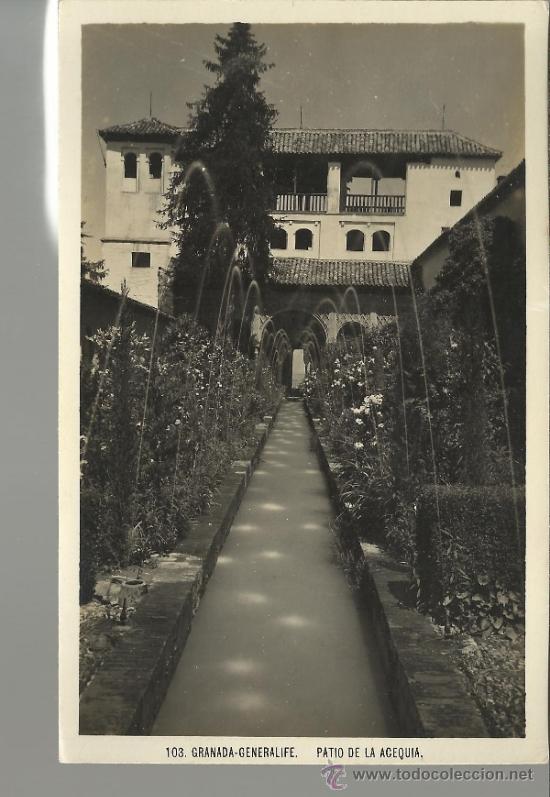 Postales: GRANADA  GENERALIFE SIN ESCRIBIR - Foto 1