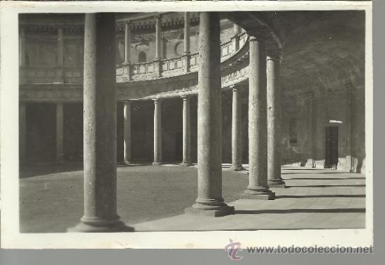 Postales: GRANADA  PALACIO DE CARLOS V ESCRITA - Foto 1