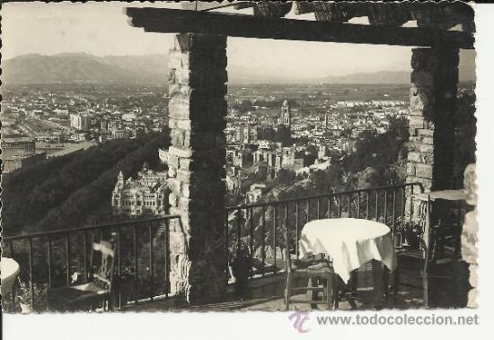 Postales: MALAGA VISTA GENERAL ESCRITA CON SELLO