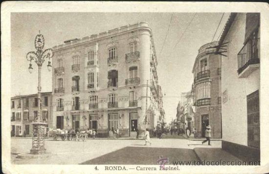 Postkarten: RONDA (MALAGA).- CARRERA ESPINEL