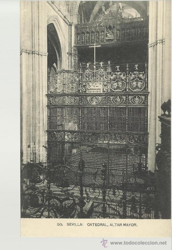 Postales: SEVILLA CATEDRAL SIN ESCRIBIR - Foto 1