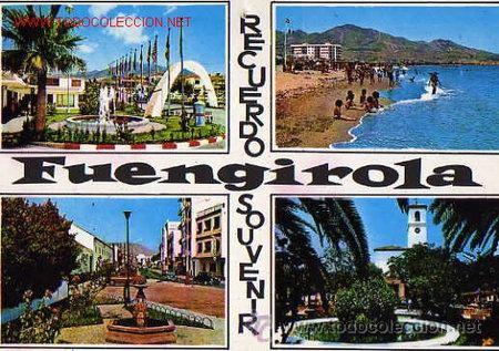 Postales: POSTAL RECUERDO DE FUENGIROLA - Foto 1
