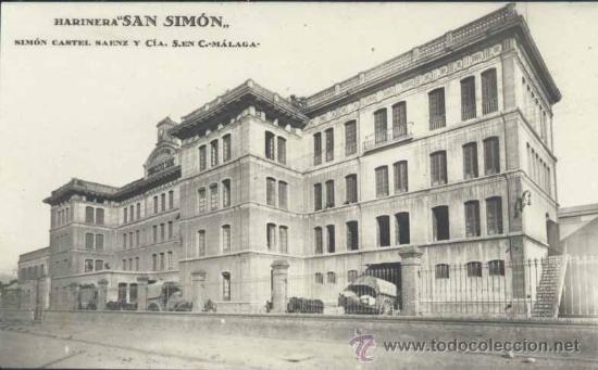 Postales: M&Aacute;LAGA.- HARINERA &rdquo;SAN SIM&Oacute;N&rdquo; - Foto 1