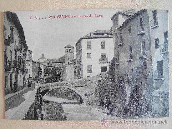 Postales: Granada. Carrera del Darro. - Foto 1