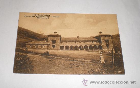 Postales: POSTAL- HOTEL SIERRA NEVADA (KUNSTANSTALT STENGEL & CO)