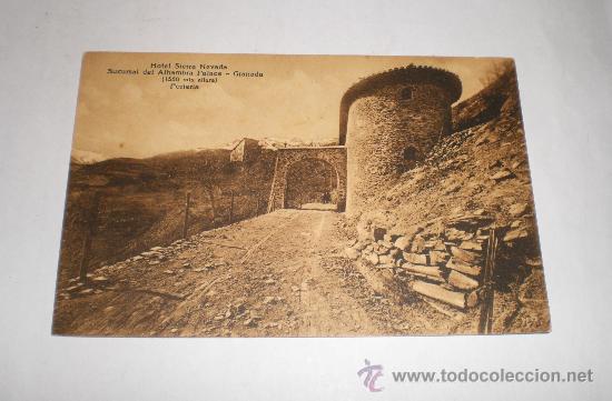 Postales: POSTAL- PORTERIA DEL HOTEL SIERRA NEVADA (KUNSTANSTALT STENGEL & CO)