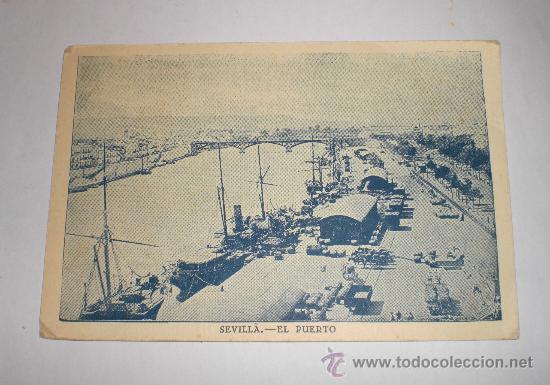 Postales: Postal. El Puerto de Sevilla. No circulada.