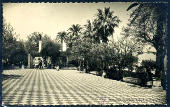 Postales: CADIZ - Ed. Sicilia N&ordm; 24 - Alameda del Marques de Comillas. Fotografica