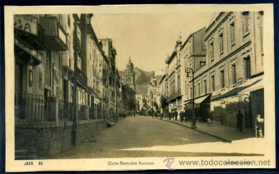 Postales: JAEN : Ed. Arribas N&ordm; 65 - Calle Bernabe Soriano. Fotografica