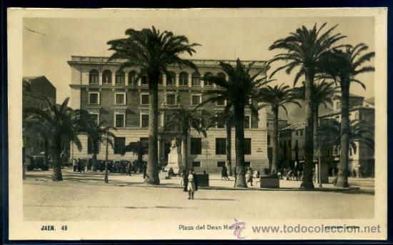Postales: JAEN : Ed. Arribas N&ordm; 49 - Plaza del Dean Mazas. Fotografica