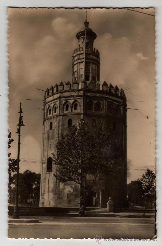 Postales: FOTO POSTAL DE SEVILLA TORRE DEL ORO - Foto 1