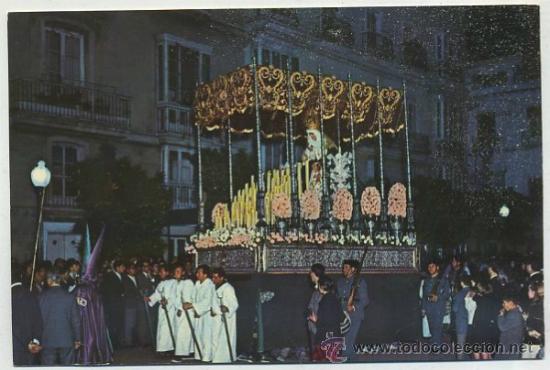 Postales: POSTAL DE CADIZ. SEMANA SANTA. NTRA. SRA. DE LA ESPERANZA N&ordm; 9527    P-ANC-331