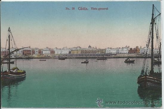 Postales: CADIZ.-VISTA GENERAL.- N&ordm;26.-EDICIONES PURGER & CO. M&Uuml;NCHEN