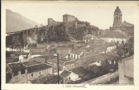 Postales: LOJA (GRANADA).- ALCAZABA - Foto 1