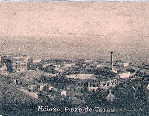 Postales: POSTAL ORIGINAL DECADA DE LOS 30. MALAGA. N&ordm; 825. PLAZA DE TOROS. VER TAMA&Ntilde;O Y EXPLICACION