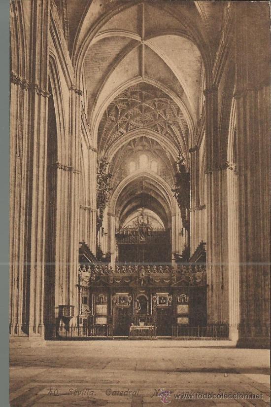 Postales: EVILLA CATEDRAL SIN ESCRIBIR ED ABELARDO LINARES