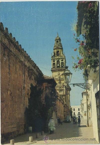 Postales: POSTAL DE CORDOBA - TORRE DE LA MEZQUITA Y CALLE TIPICA N&ordm; 8     P-ANCOR-557