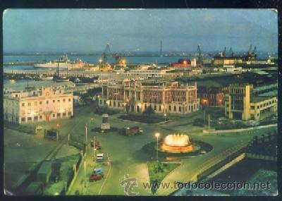 Postales: POSTAL DE CADIZ N&ordm; 14 AVDA. DEL PUERTO Y PANORAMICA DE LA BAHIA   P-ANC-346