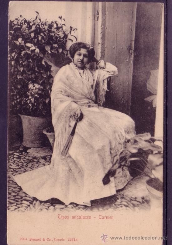 Postales: SEVILLA - TIPOS ANDALUCES - CARMEN - Foto 1