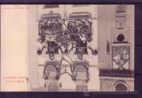 Postales: SEVILLA - TRIANA - CONCURSO DE BALCONES - Foto 1