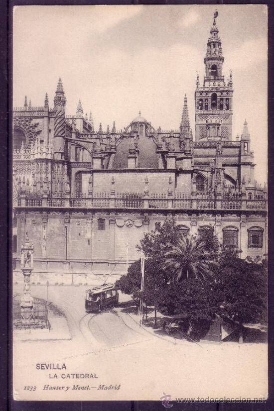 Postales: SEVILLA - LA CATEDRAL - HAUSER Y MENET - Foto 1