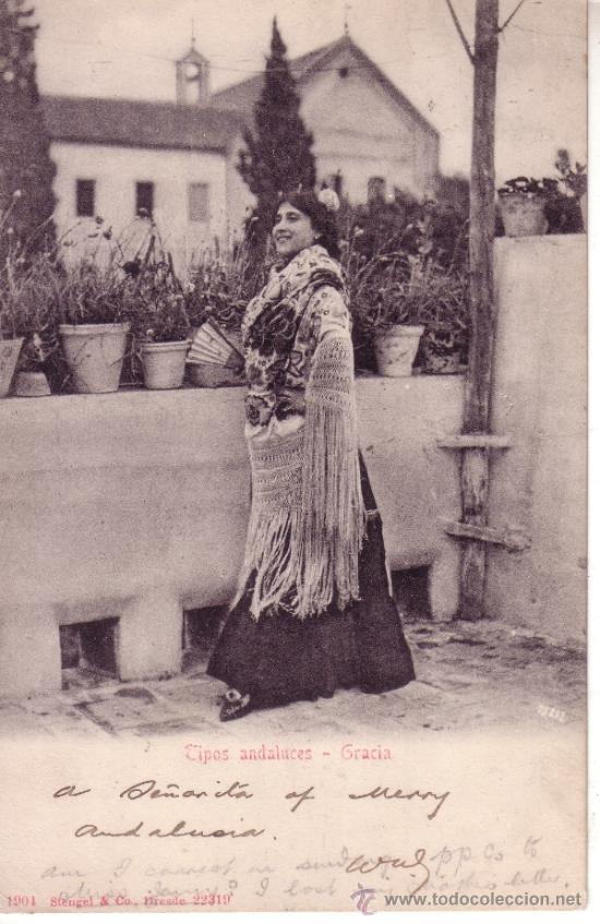 Postales: SEVILLA - TIPOS ANDALUCES - GRACIA - Foto 1