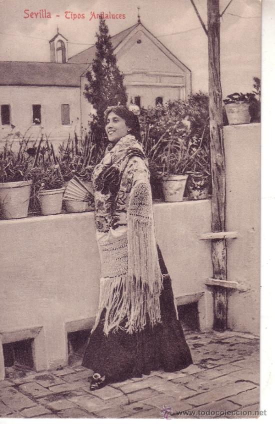 Postales: SEVILLA - TIPOS ANDALUCES - Foto 1