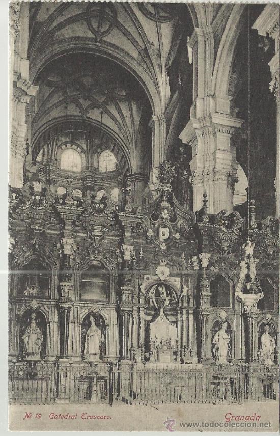 Postales: GRANADA CATEDRAL SIN ESCRIBIR - Foto 1