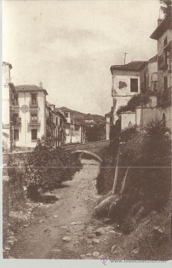 Postales: GRANADA CARRERA DEL DARRO SIN ESCRIBIR - Foto 1