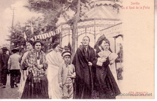 Postales: SEVILLA - EN EL REAL DE LA FERIA - Foto 1
