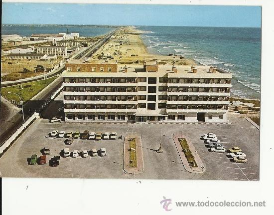 Postales: Cadiz.residencia militar y playa de cortadura