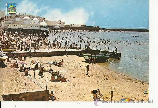 Postales: cadiz.playa de la caleta