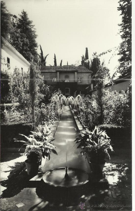 Postales: GRANADA GENERALIFE SIN ESCRIBIR - Foto 1