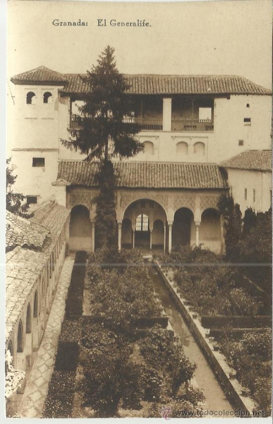 Postales: GRANADA GENERALIFE SIN ESCRIBIR - Foto 1