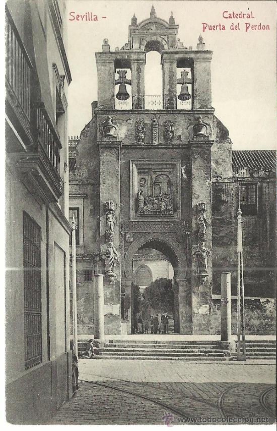 Postales: SEVILLA CATEDRAL ESCRITA - Foto 1