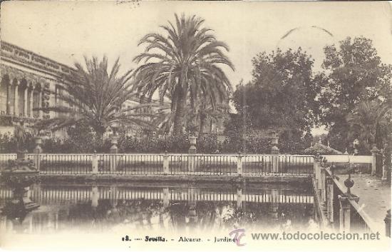Postales: SEVILLA ALCAZAR ESCRITA - Foto 1